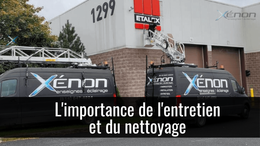 Entretien et maintenance d’une enseigne extérieure commerciale pour préserver sa performance