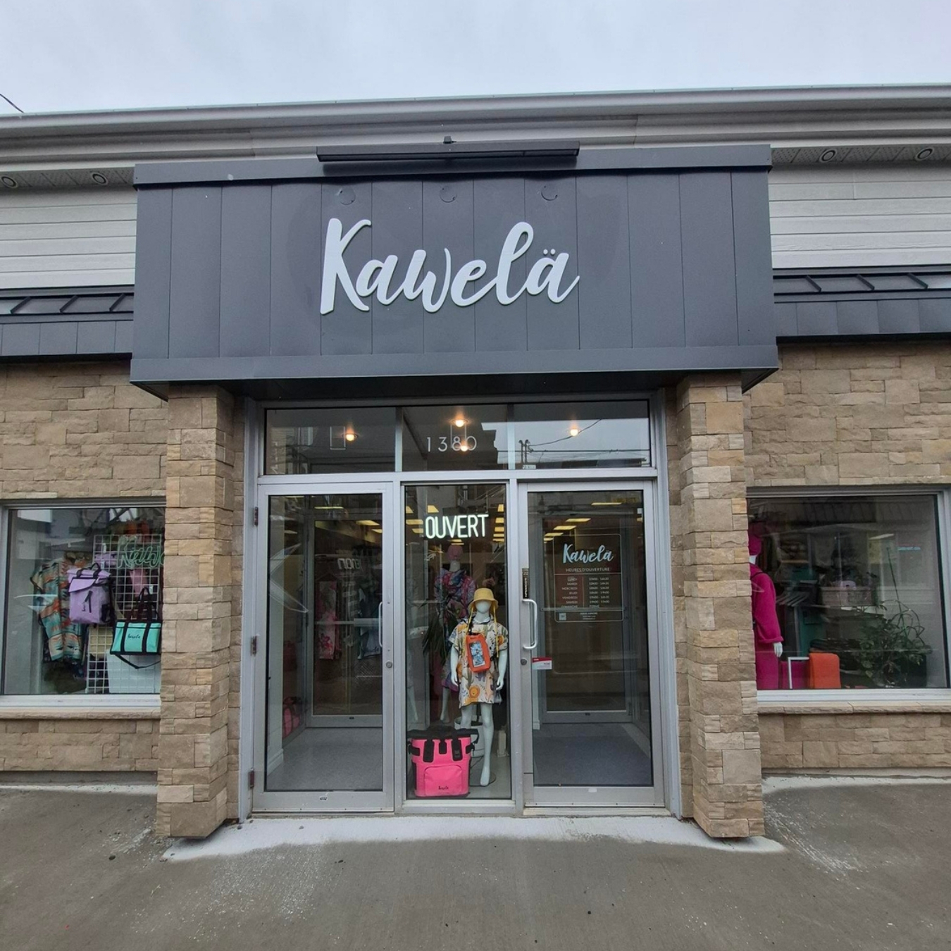 Enseigne en lettres 3D pour Kawela
