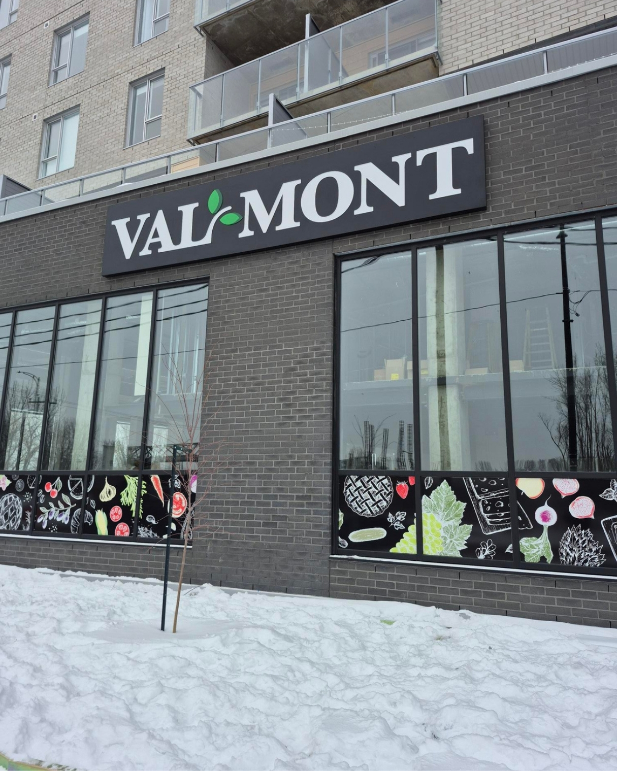 Valmont - push through signage project